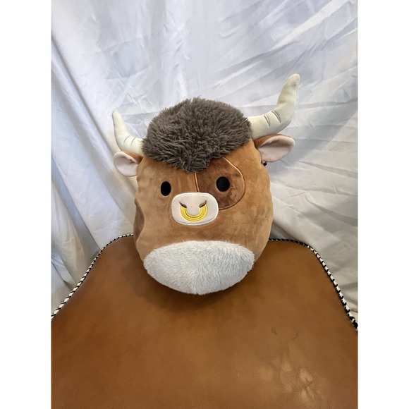 Kellytoy Squishmallow Dunkie Highland Cow Stuffed Animal Toy Kids Collectables - Picture 1 of 5